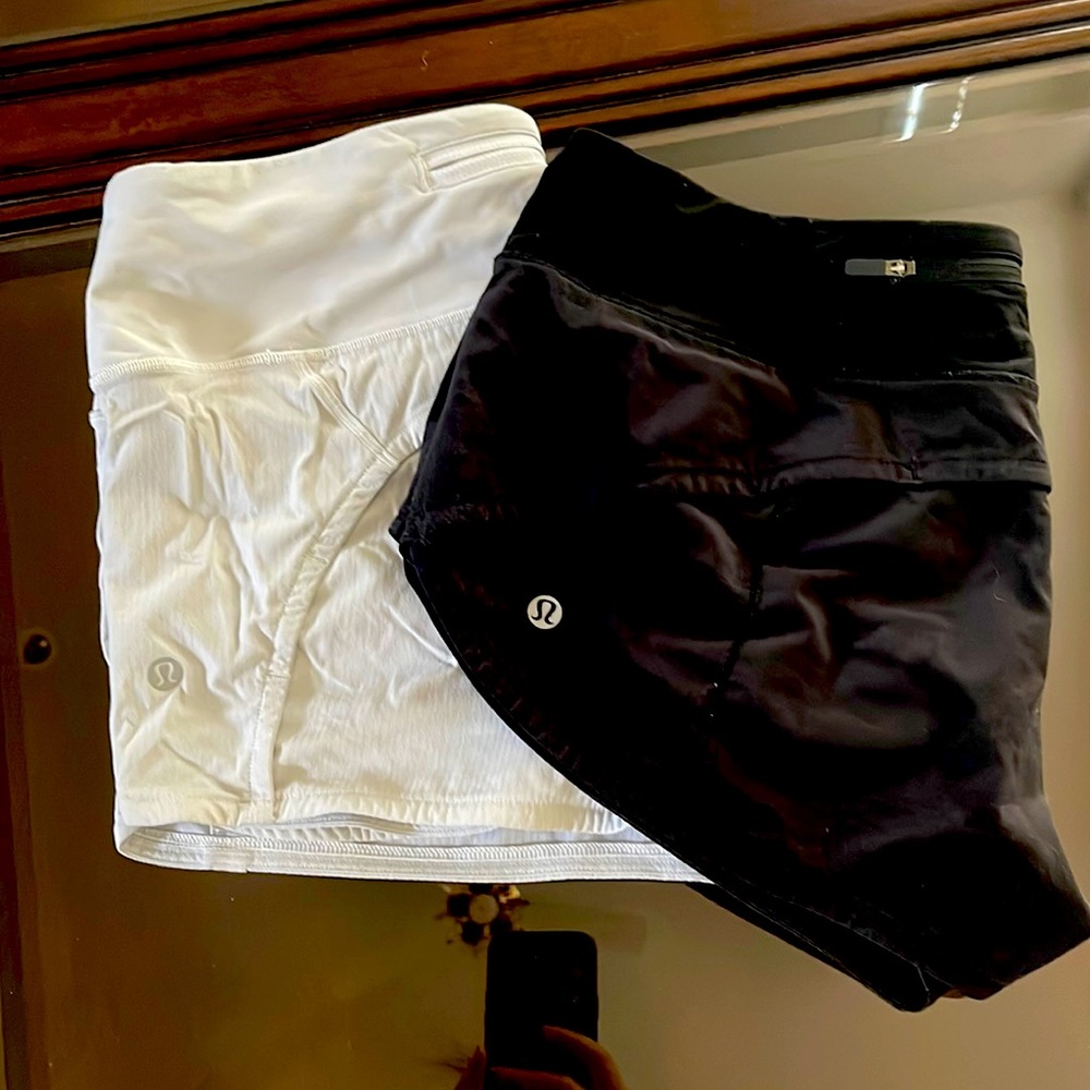 Lululemon shorts x2 size 6 $28/each